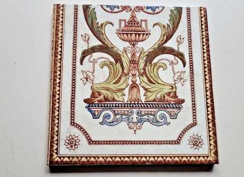 Vintage Fireplace Ceramic Tile - Classic ‘Victorian’ by The Art Tile Company Cover