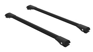 Ford Edge 2007-2014 Roof Rack Cross Bars Black Set Carrier Bar