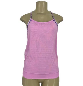 Ivivva By Lululemon Size 10 Girls Double Dutch Tank Top Sports Bra Gym Y7 - Picture 1 of 7