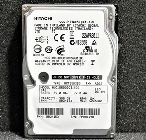 0B24153 Hitachi 300GB 10000RPM 6Gbps 2.5" SAS HDD Hard Drive HUC106030CSS600 - Picture 1 of 4