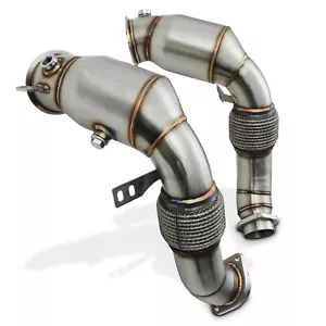 TUBO DE ESCAPE DECAT ACERO INOXIDABLE BMW X5 F15/F16 50i xDrive N63 2014-2018 - Imagen 1 de 8