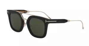 Autentico Tom Ford Alex-02 TF541 | 51-25-145 | Nero Lucido 01F - Foto 1 di 1