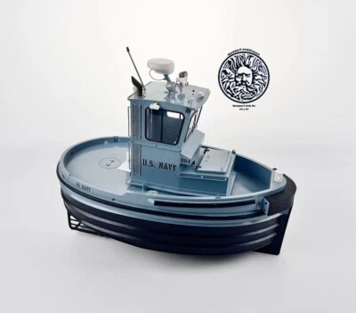 U.S. Navy Boomin Beaver Tug Boat 1:18 342mm RC Wooden Model Ship Kit - Image 1 of 4