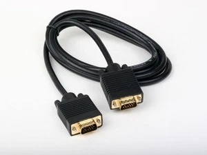 8pc 6ft 2m VGA/SVGA 24AWG Monitor Display Cable Double Shielded/Dual Insulated - Picture 1 of 1