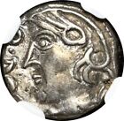 CELTYCKA GALIA, Centralna Sekwani. "KOŃ" 1st Cen/ BC. Quinarius, Q DOCI, NGC XF 166