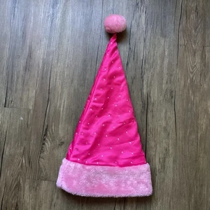 Victoria’s Secret Sexy Little Things Santa Hat Pink W/ Rhinestones One Size - Picture 1 of 16