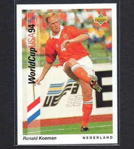 RONALD KOEMAN 1994 Upper Deck World Cup Soccer Card HOLLAND #79 PSA - Picture 1 of 2