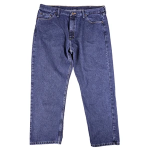 Neu Wrangler Five Star Jeans Herren 40x30 blau Relaxed Premium Denim gerades Bein - Bild 1 von 9