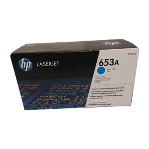 New HP CF321A 653A Cyan Toner Cartridge For LaserJet Enterprise MFP M680 Black - Picture 1 of 5