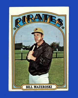 1972 Topps Set-Break #760 Bill Mazeroski en muy buen estado-en muy buen estado *GMCARDS* Foto 1 de 2