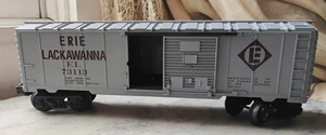 Vintage Lionel Trains Güterwagen Erie Lackawanna 73113, Spur 0, grau - Bild 1 von 4