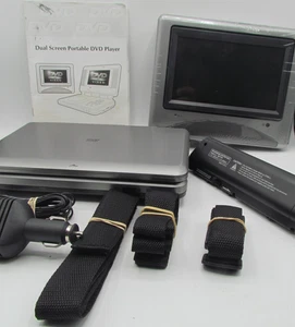 Dual Screen Venturer Portable DVD player PVS 1977 Accessories Travel Bag - Picture 1 of 11