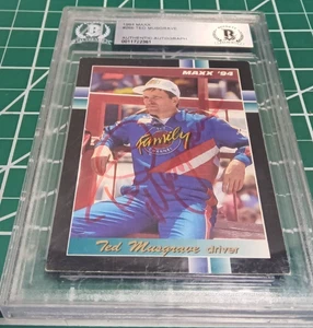 1994 Maxx 266 Ted Musgrave Family Channel Beckett Authentic Autograph  - Picture 1 of 4
