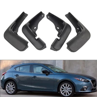 Wheel Mud Flaps Splash Guards For Mazda 3 Axela 5-Door Hatchback 2014-2018 - Image 1 of 4