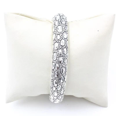 Brazalete con bisagras JAI by John Hardy cocodrilo esterlina 7"" #S3363-3 Foto 1 de 4