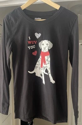 Joe Boxer Women’s Medium Doggy T Shirt Pit To Pit 16” Foto 1 de 3