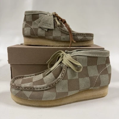 Bota Wallabee Clarks Original Cuadros de Arce Gamuza para Mujer 6.5 Bota al Tobillo con Cordones Foto 1 de 4