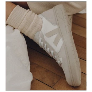 Scarpe da ginnastica Veja V-10 B-Mesh bianche Natural Pierre tg. 8,5 uomo e 10,5 donna - Foto 1 di 14