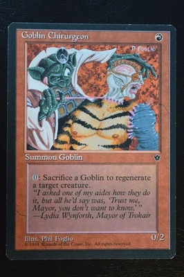 Magic The Gathering MTG GOBLIN CHIRURGEON Fallen Empires LP Lightly Played - Image 1 of 2