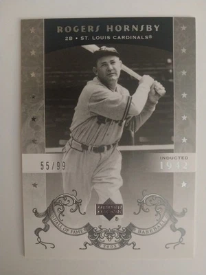 2005 Upper Deck名人堂 - Rogers Hornsby #67 银色/99 — 第 1/2 张图片