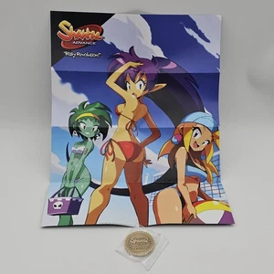 Shantae Advance Risky Revolution Bikini Poster mit Goldmünze limitierte Auflage Spiele - Bild 1 von 10