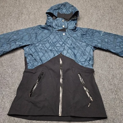 Chaqueta Columbia Titanium Prism Interchange Mediana Azul Negro Esquí Nieve Shell Foto 1 de 4