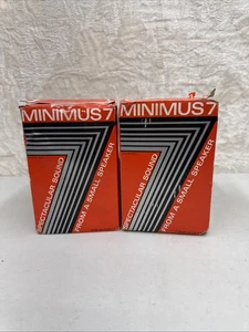 2 Altavoces de Estantería Realistic Minimus-7 40-2030 Negros 40W NUEVOS EN CAJA - Imagen 1 de 11