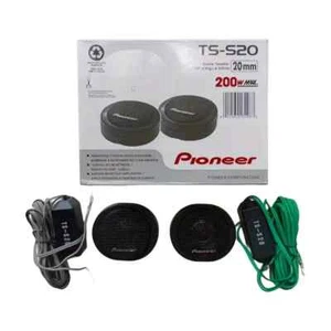 Pioneer TS-S20 200W High Power Car Loud 3/4'' Dome Tweeter Speaker Systems Black - Picture 1 of 4