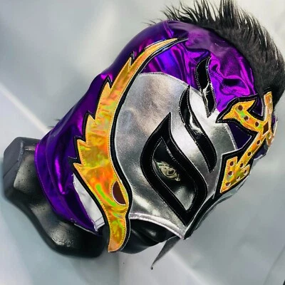 Máscara Disfraz Phantom Havok Mysterio Lucha Libre Máscara Luchador Dorado Foto 1 de 4