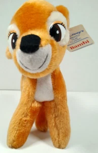 Vintage Walt Disney-Bambi Plush/Stuffed Animal- 7 inch With Tags - Picture 1 of 7