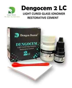 Dengocem 2 LC Restorative Glass Ionomer Cement (GIC) By Dengen Dental, 15g/10ml - Picture 1 of 3