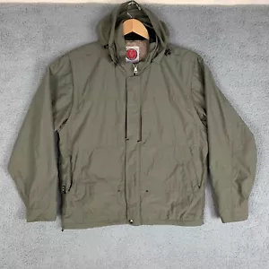 Scottevest Tec Jacket Vest Mens Large L Tan Pockets Removable Hood Convertible - Picture 1 of 18