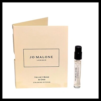 Jo Malone Velvet Rose & Oud Colonia Intensa Muestra Viaje Tamaño 0.05oz Foto 1 de 4