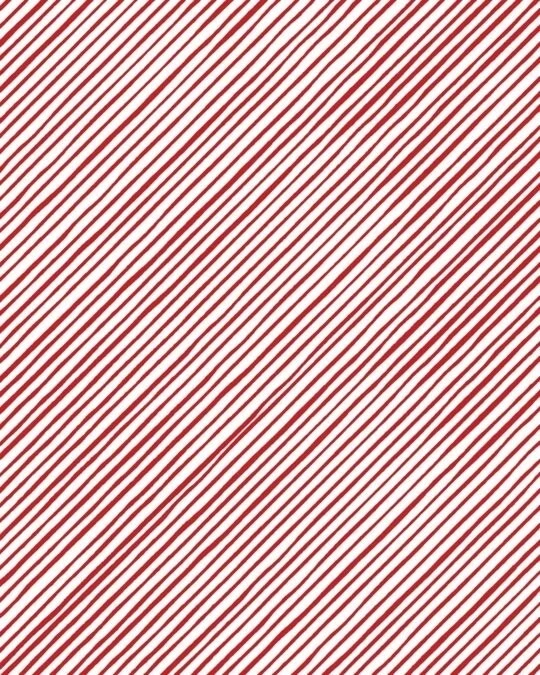 Loralie QUIRKY BIAS STRIPE White/Red Quilt Fabric sold by 1/2 Yard  #692-411 - Image 1 of 1