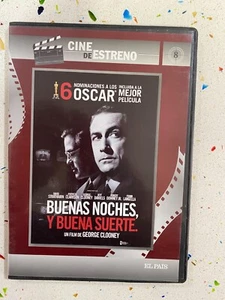 BUENAS NOCHES Y BUENA SUERTE DVD DAVID STRATHAIRN PATRICIA ESPAÑOL INGLES - Imagen 1 de 3