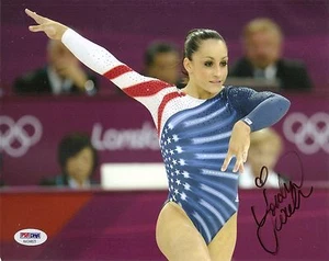 Jordyn Wieber Gold Medal Gymnatic Olympic Signed Auto 8x10 PHOTO PSA/DNA COA - Bild 1 von 2