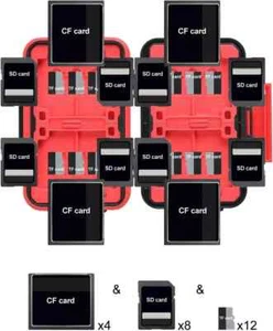LYNCA Memory Card Case Holder Protector Water-Resistant Anti-Shock Storage Box - Bild 1 von 6