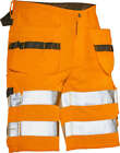 Hi-Vis Court Pantalons Homme Orange Taille C54 Jobman