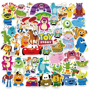 50pcs Toy Story Buzz Lightyear Woody Stickers Disney Cartoon Graffiti Decal - Picture 1 of 8