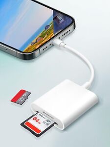 "iPhone Compatible 1pc Card Reader - Seamless Data Access"