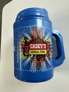 Caseys General Store Travel Mug Insulated Tumbler Thermoserv Giant 52oz Blue USA - Picture 1 of 6