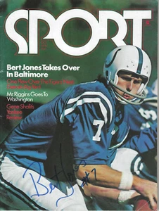 Autographed Signed Bert Jones Baltimore Colts Sport Magazine October 1976 w/COA - Picture 1 of 1