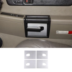 For Hummer H2 2003-2007 Inner Door Bowl Decorative Panel Aluminum Alloy 4PCS - Picture 1 of 12