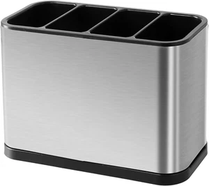 Portautensili Da Cucina, 18X8,6X13Cm, Organizer per Utensili Con Fondo Rimovibil - Foto 1 di 7