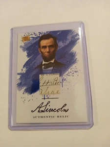 Abraham Lincoln Reliquie 2023 Pieces Of The Past  - Bild 1 von 4