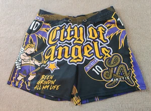 Kinetic Mens Active Shorts Large City of Angels Been Grindin' All My Life 29x5 - Picture 1 of 11