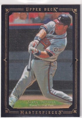 Obras maestras de cubierta superior 2008 marco negro Mark Teixeira Braves Yankees Ge-3476 Foto 1 de 2