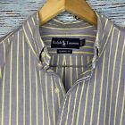 Ralph Lauren Men's Classic Fit Long Sleeve Button Down Dress Shirt XL (tag L)