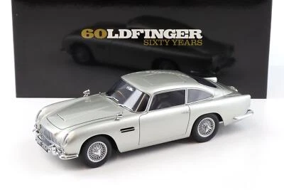 1:18 AUTOart Aston Martin DB5 James Bond 007 Dito D'Oro 60 Anni Argento 70296 - Immagine 1 di 4