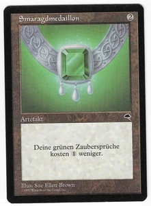 ►Magic-Style◄ MTG Emerald Medallion German Tempest Charlie Brown MISPRINT NM/NM- - Picture 1 of 2